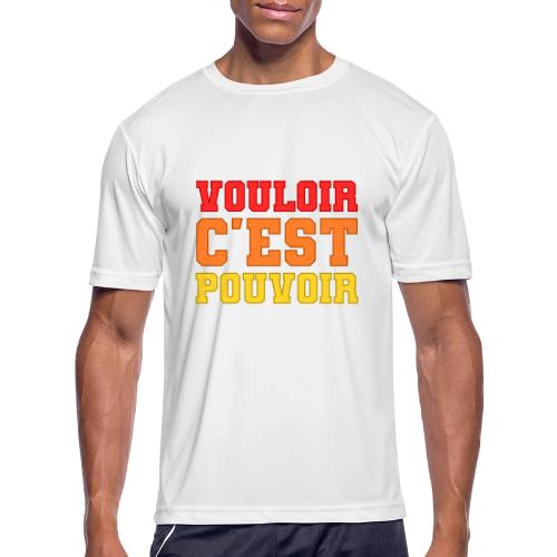 Where there's a will there's a way - Men's Moisture Wicking Performance T-Shirt