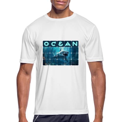 Ocean: Predator's Domain - Men's Moisture Wicking Performance T-Shirt