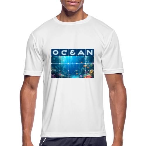 Ocean: Coral Carnival - Men's Moisture Wicking Performance T-Shirt