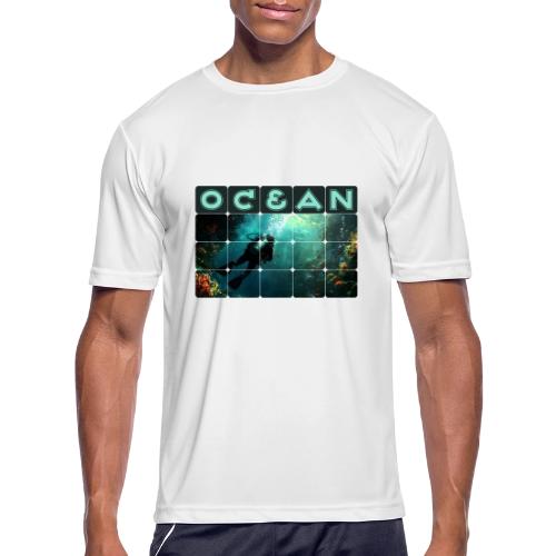Ocean: Explorer of the Deep - Men's Moisture Wicking Performance T-Shirt