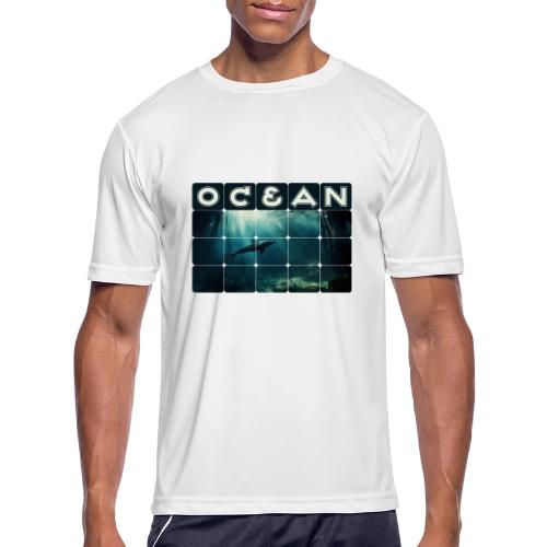 Ocean Whisper - Men's Moisture Wicking Performance T-Shirt
