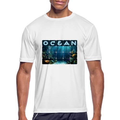 Ocean: Rainbow Reef Life - Men's Moisture Wicking Performance T-Shirt