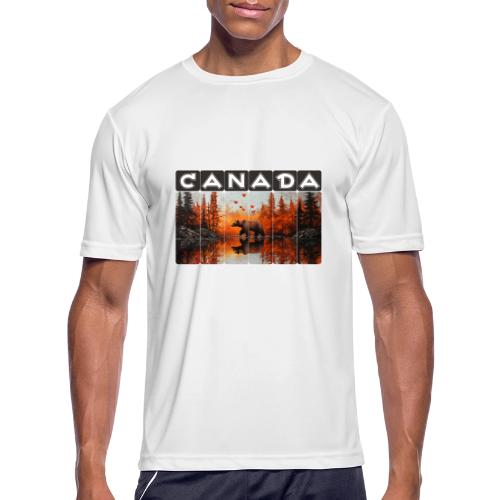 Canada Wilderness Art - Men's Moisture Wicking Performance T-Shirt