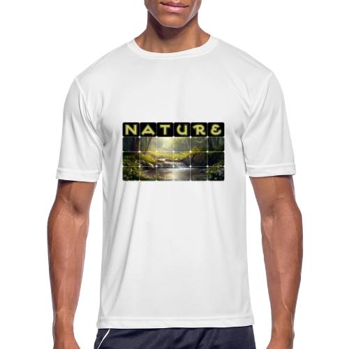Nature: Verdant Bloom - Men's Moisture Wicking Performance T-Shirt