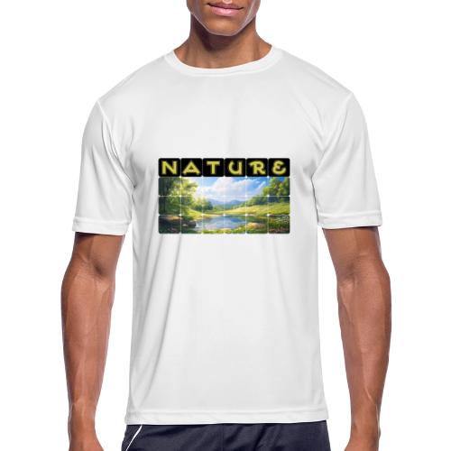 Nature: Springtime Serenity - Men's Moisture Wicking Performance T-Shirt