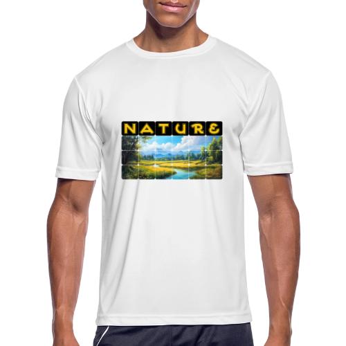 Nature: Season of Bloom - Men's Moisture Wicking Performance T-Shirt