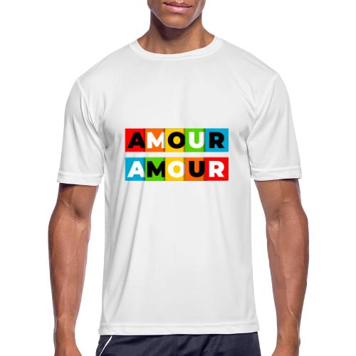 Love in Colour - Men's Moisture Wicking Performance T-Shirt