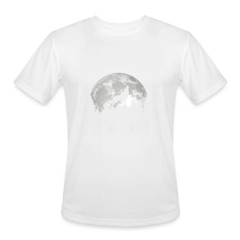Howling Wolf - Men's Moisture Wicking Performance T-Shirt - white - Front - Jackson (183cm)