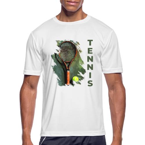 Tennis Precision Strike - Men's Moisture Wicking Performance T-Shirt