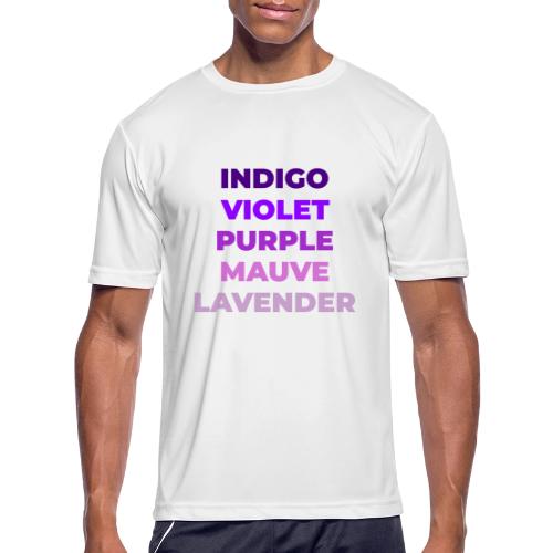 Shades of Purple - Men's Moisture Wicking Performance T-Shirt