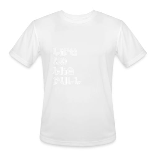 Full Life White - Men's Moisture Wicking Performance T-Shirt