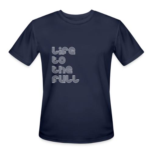 Full Life White - Men's Moisture Wicking Performance T-Shirt