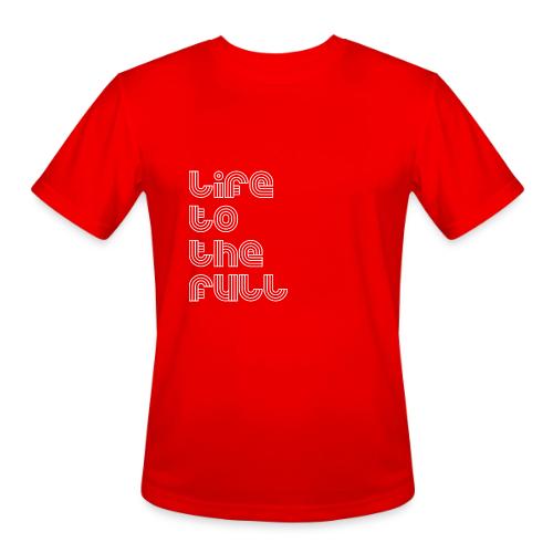 Full Life White - Men's Moisture Wicking Performance T-Shirt