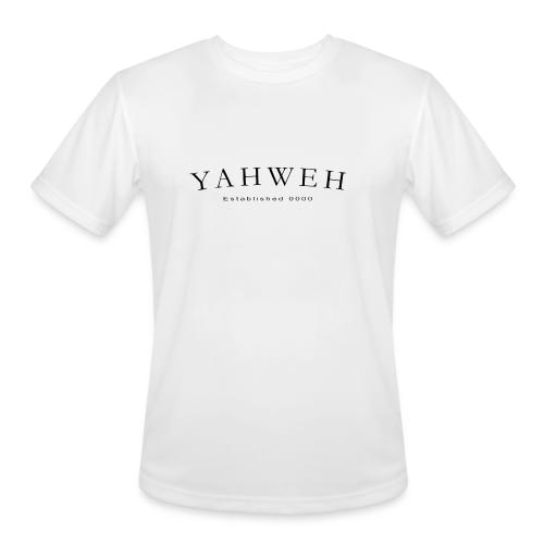 Yahweh Established 0000 in black - Men's Moisture Wicking Performance T-Shirt