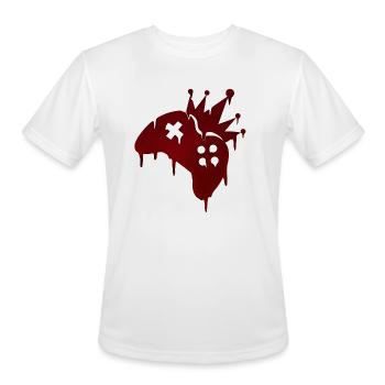 Split Screen Halloween - Men's Moisture Wicking Performance T-Shirt - white - Front - Jackson (183cm)