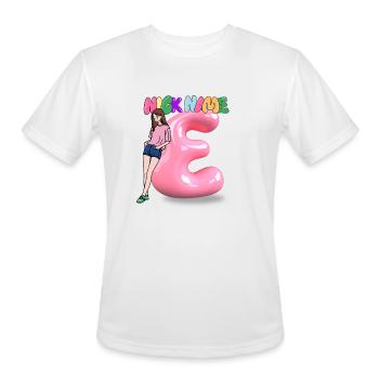 Nick Name E - Men's Moisture Wicking Performance T-Shirt - white - Front - Jackson (183cm)