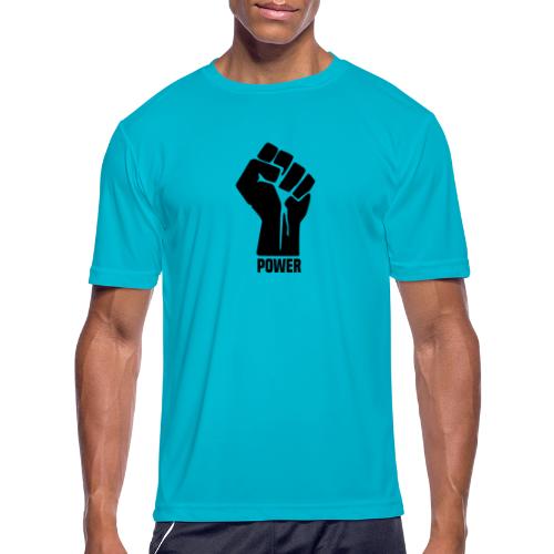 Black Power Fist - Men's Moisture Wicking Performance T-Shirt