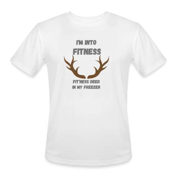 I m Into fitness - Men's Moisture Wicking Performance T-Shirt - white - Front - Jackson (183cm)