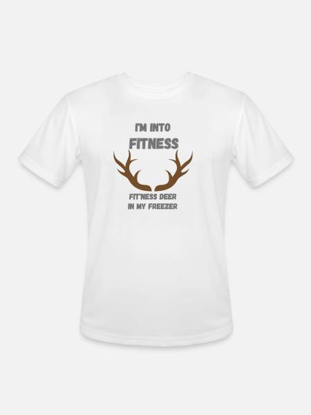 I m Into fitness - Men's Moisture Wicking Performance T-Shirt - white