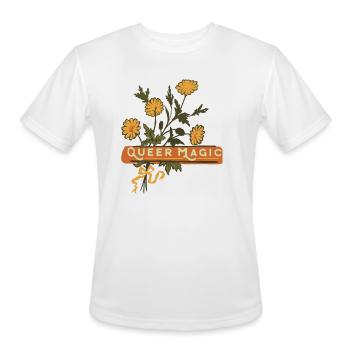 Queer Magic - Men's Moisture Wicking Performance T-Shirt - white - Front - Jackson (183cm)