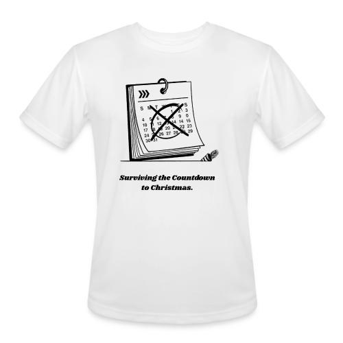 Countdown to Christmas T-Shirt - Men's Moisture Wicking Performance T-Shirt