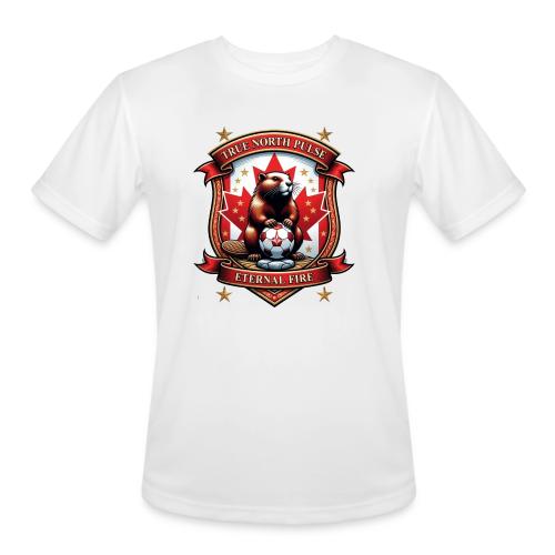 Canada Beaver Crest T-Shirt, Pride Badge Gift - Men's Moisture Wicking Performance T-Shirt
