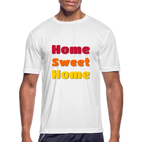 Home Sweet Home Colorful Typography - Men's Moisture Wicking Performance T-Shirt