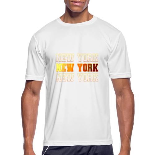 New York Varsity Echo - Men's Moisture Wicking Performance T-Shirt