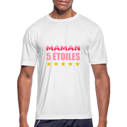 Five Star Mom - Men's Moisture Wicking Performance T-Shirt