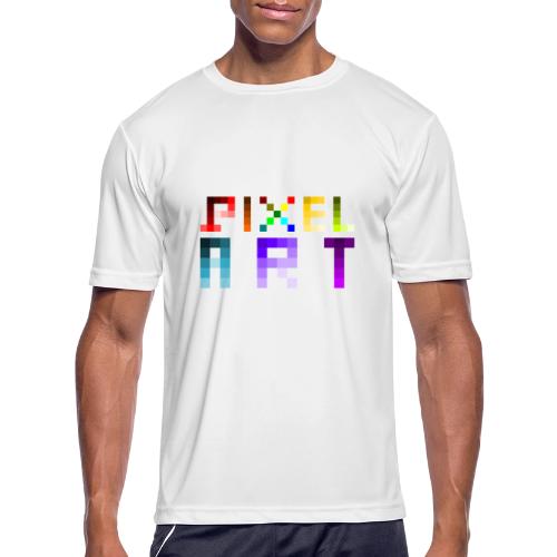 Pixel Art Spectrum - Men's Moisture Wicking Performance T-Shirt