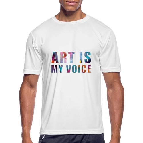 Art Is My Voice - Men's Moisture Wicking Performance T-Shirt