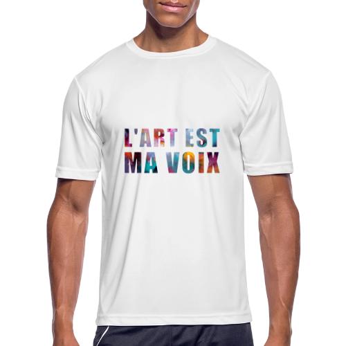 Art is my voice - Men's Moisture Wicking Performance T-Shirt