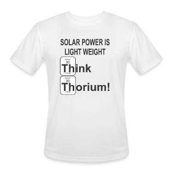 ThoriumSolarPower - Men's Moisture Wicking Performance T-Shirt - white - Front - Jackson (183cm)