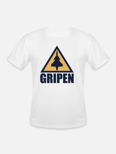 JAS 39 Gripen green Copy - Men's Moisture Wicking Performance T-Shirt - white