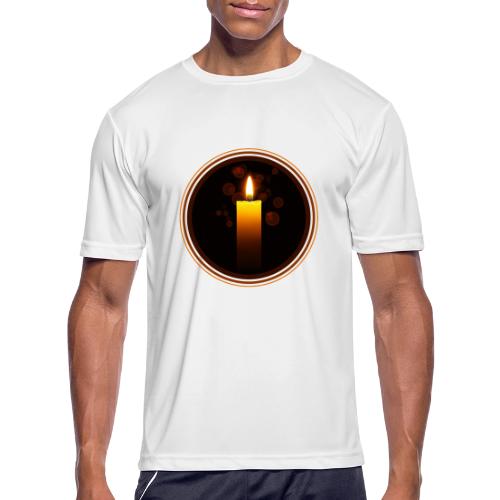 Candle - Men's Moisture Wicking Performance T-Shirt