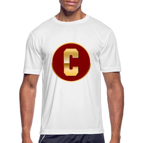 Letter C – Capital Varsity Alphabet Monogram - Men's Moisture Wicking Performance T-Shirt