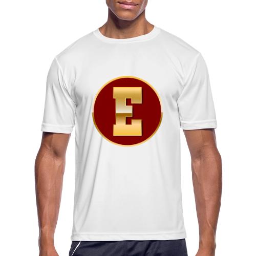 Letter E – Capital Varsity Alphabet Monogram - Men's Moisture Wicking Performance T-Shirt