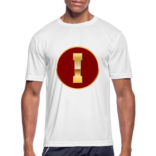 Letter I – Capital Varsity Alphabet Monogram - Men's Moisture Wicking Performance T-Shirt