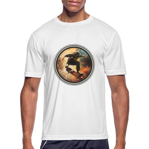Skateboarding Flow - Men's Moisture Wicking Performance T-Shirt