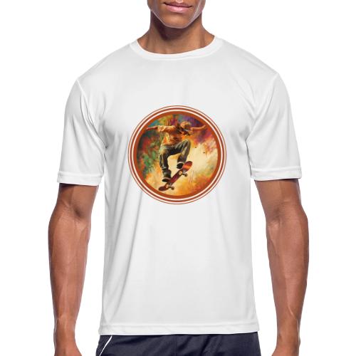 Skateboarding Mode On - Men's Moisture Wicking Performance T-Shirt