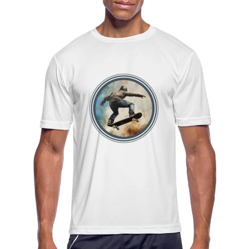 Skateboarding Energy - Men's Moisture Wicking Performance T-Shirt