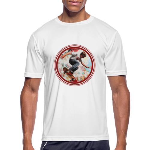 Skateboarding is Life - Men's Moisture Wicking Performance T-Shirt