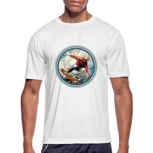 Skateboarding Fuel - Men's Moisture Wicking Performance T-Shirt
