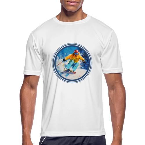 Born for Skiing - Men's Moisture Wicking Performance T-Shirt