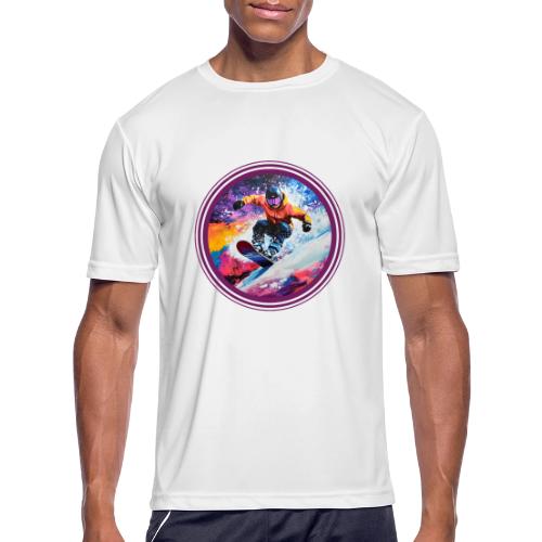 Snowboarding Spirit - Men's Moisture Wicking Performance T-Shirt