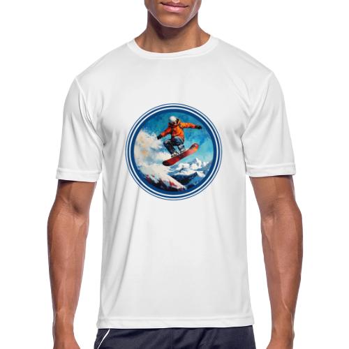 Snowboarding Vibes - Men's Moisture Wicking Performance T-Shirt