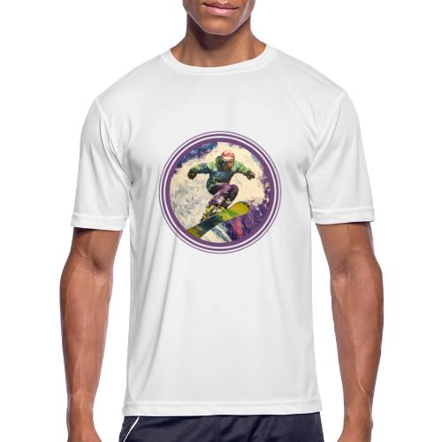 Snowboarding Soul - Men's Moisture Wicking Performance T-Shirt