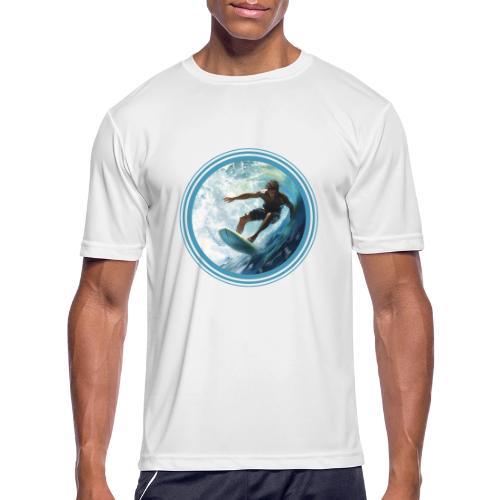 Surfing Freedom - Men's Moisture Wicking Performance T-Shirt