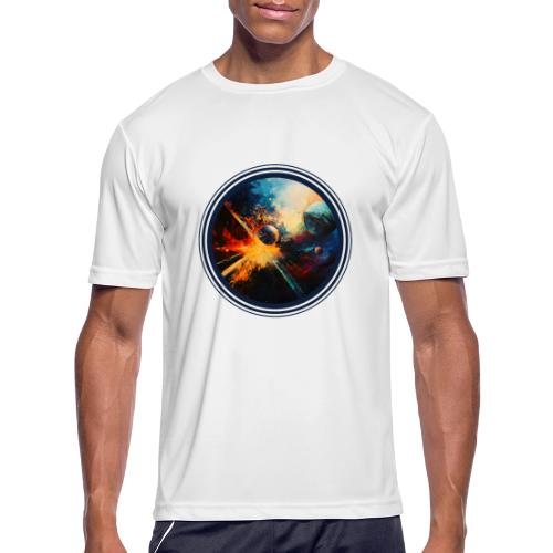Planets in Turmoil - Men's Moisture Wicking Performance T-Shirt