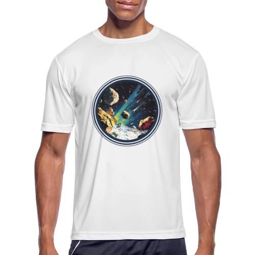 Celestial Collision - Men's Moisture Wicking Performance T-Shirt